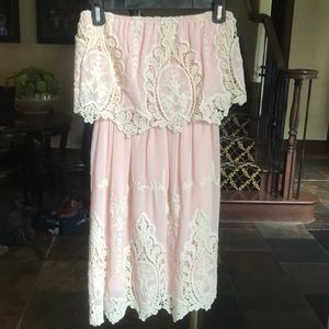 Pink Lace Boutique Dress